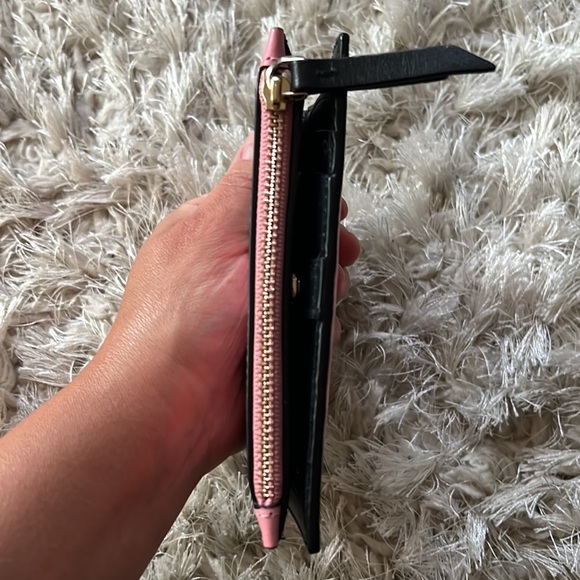 Kate Spade Pink and Green Scallop Wallet - Picture 5 of 6